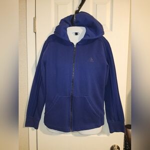 Adidas Royal Blue Hoodie with Zip